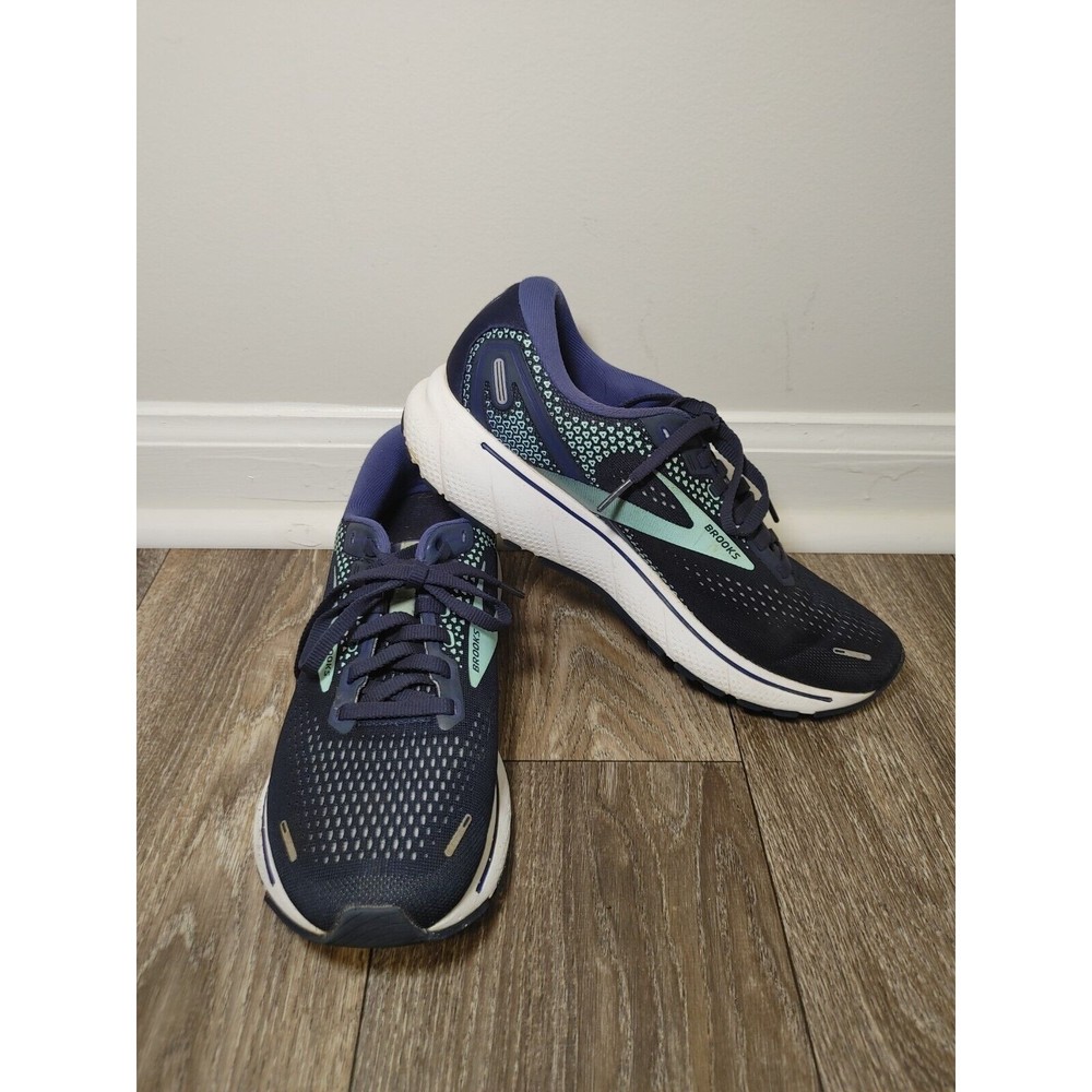 Brooks Ghost 14 Running Shoes Athletic Sneakers Women's Size 9.5 Blue